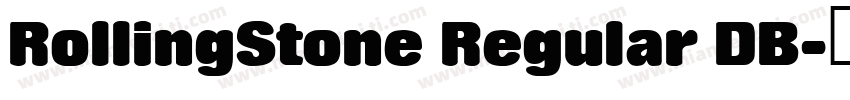 RollingStone Regular DB字体转换